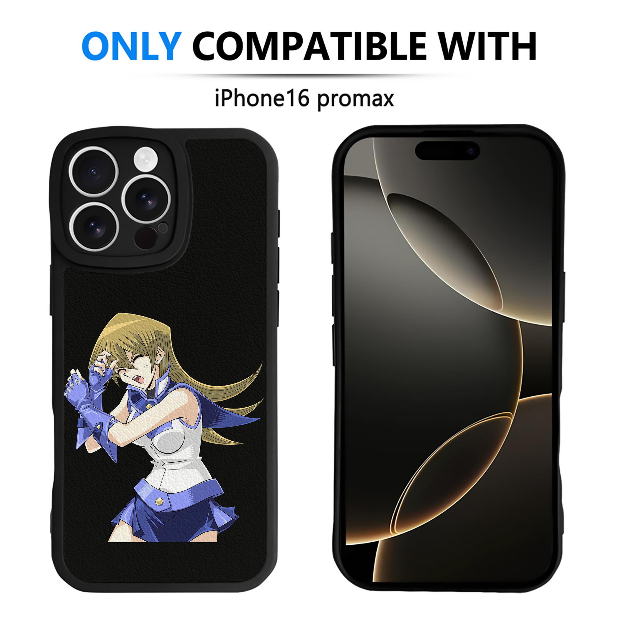 （画像用） 遊☆戯☆王 Yu-Gi-Oh! 【iPhone 16シリーズ対応】シリコンスマホケース（レザー調） 材質：シリコン